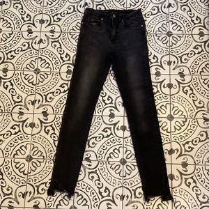 Girls black skinny jeans